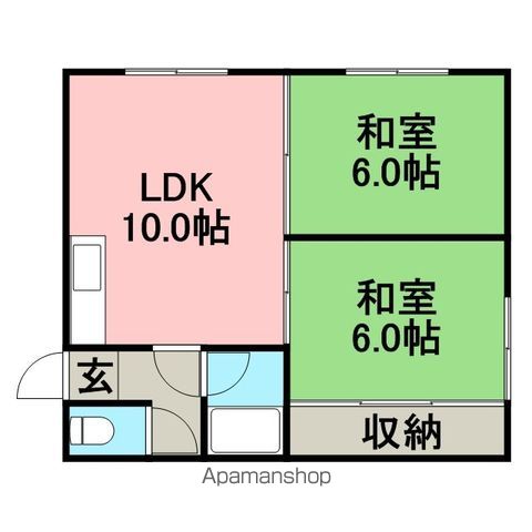 パークマンション佐々木の間取り写真