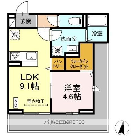 同じ建物の物件間取り写真 - ID:214055968812