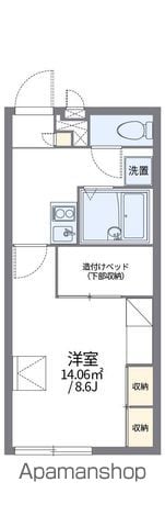 レオパレスマロニエ天神の間取り写真
