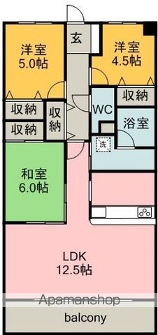 クレストヒルズ東山の間取り写真