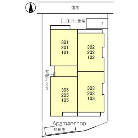 ＣＬＡＳＨＩＳＴ　晴明通 102 ｜ 大阪府大阪市阿倍野区晴明通249-1の1部（賃貸アパート2LDK・1階・57.25㎡） その3