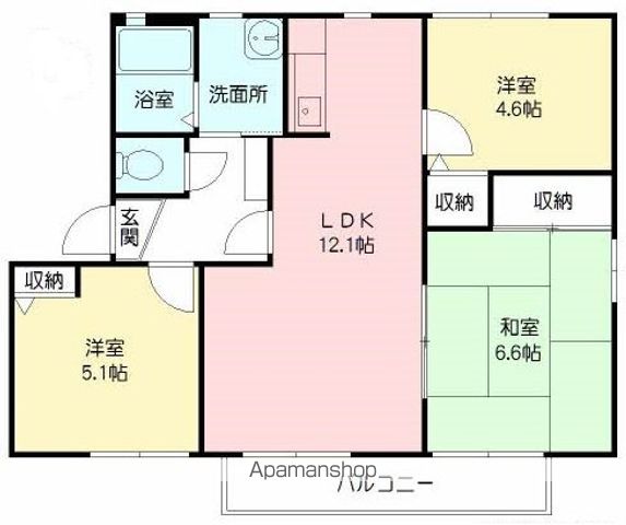 エスポワールREI A棟の間取り写真