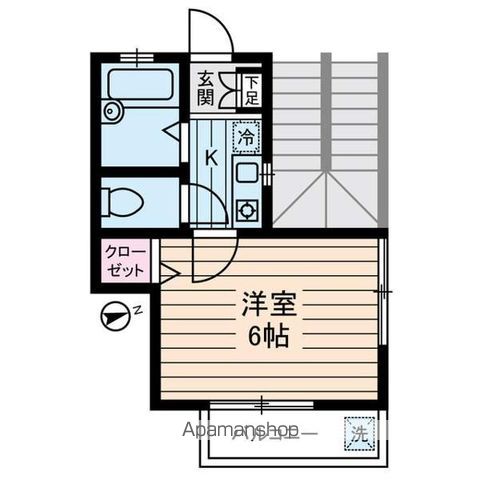 イースタンホーム 202 ｜ 千葉県松戸市久保平賀202-6（賃貸アパート1K・2階・18.21㎡） その2