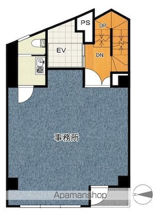 東京都中野区東中野１丁目[1R/49.06m2]の間取図