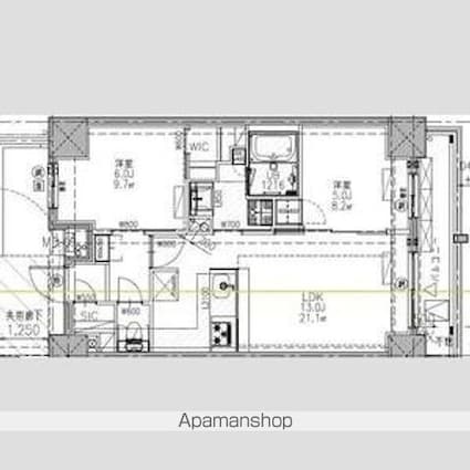 ＳーＲＥＳＩＤＥＮＣＥ王子Ｎｏｒｄ[2LDK/53.58m2]の間取図