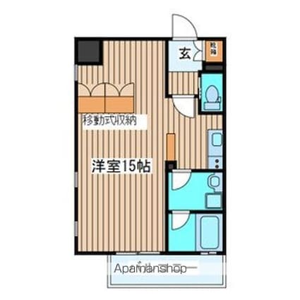 ヴィアーレ勾当台Ⅱ[1R/41.91m2]の間取図