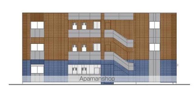 仮称）三郷市谷中マンション工事の外観1