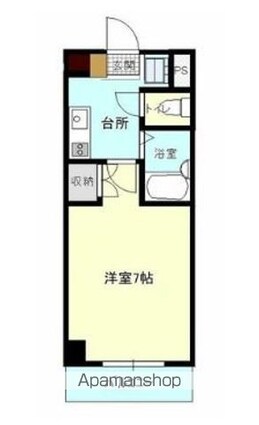 フルリール松浦[1K/24m2]の間取図