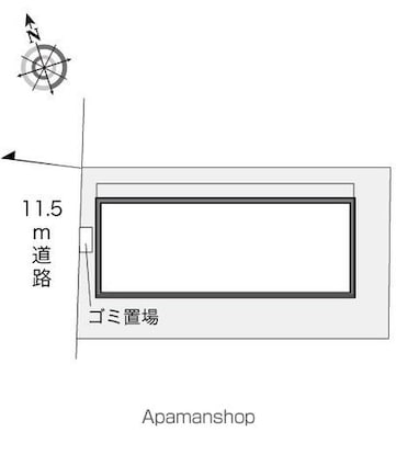 レオパレス欅[1K/23.71m2]の配置図