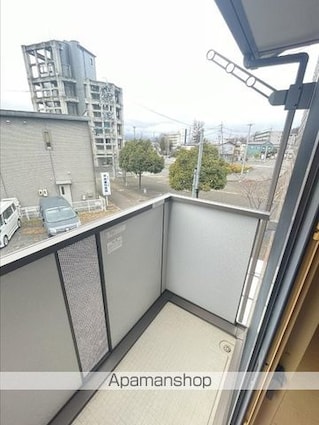 シュヴァルベ北松本[1K/26.71m2]のバルコニー