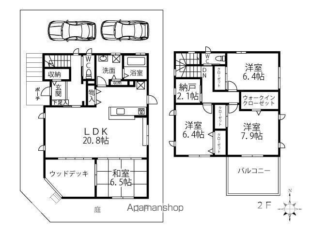上野東３丁目戸建の間取り