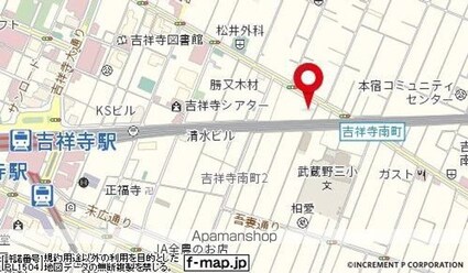 Ｓ・フラット吉祥寺[1LDK/42m2]の配置図