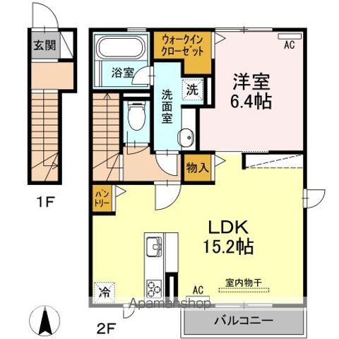 京和風学戸の間取り写真