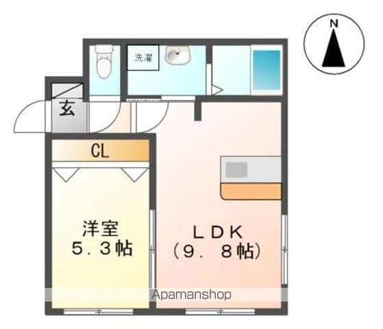 COURAGE澄川の間取り写真
