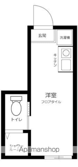 ＬａＬａ柴又[1R/9.18m2]の間取図
