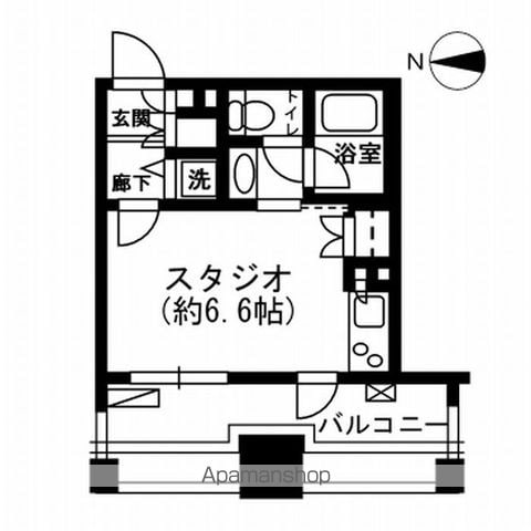 レジディア市ヶ谷 406 ｜ 東京都新宿区市谷本村町3-17（賃貸マンション1R・4階・21.62㎡） その2