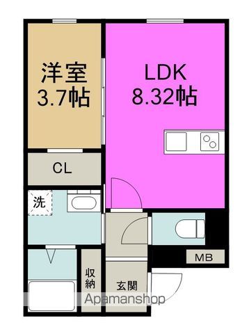 LEGALAND福島NORTHの間取り写真