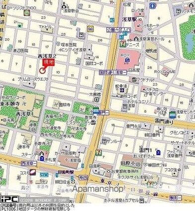 浅草スカイレジテル[1K/18.34m2]の周辺9