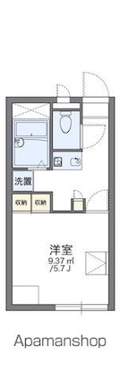 レオパレスステップｏｎｅ[1K/20.28m2]の間取図