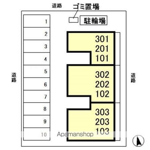 リビングタウンみつわ台 303 ｜ 千葉県千葉市若葉区みつわ台１丁目9-7（賃貸アパート1LDK・3階・60.88㎡） その17