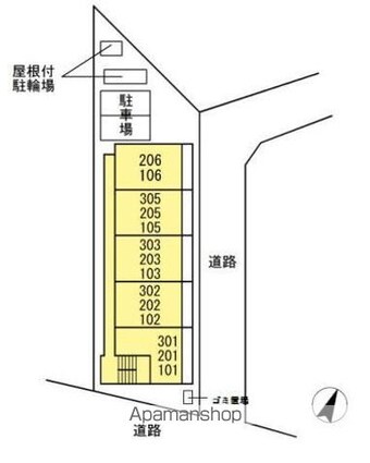 ＲＥＧＡＬＯ[1LDK/37.03m2]の配置図