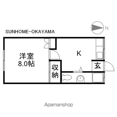 多田コーポ第一の間取り写真