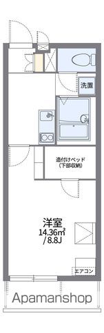 レオパレスソルティの間取り