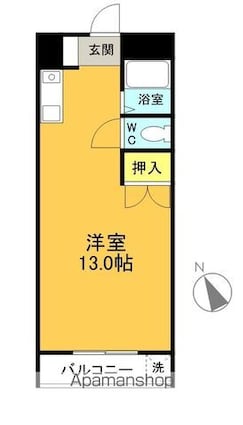 Ｐｉｃａｓｓｏ[1R/28m2]の間取図