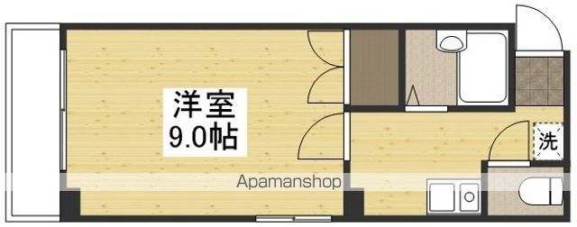 ビッグバーンズマンション清輝橋の間取り写真