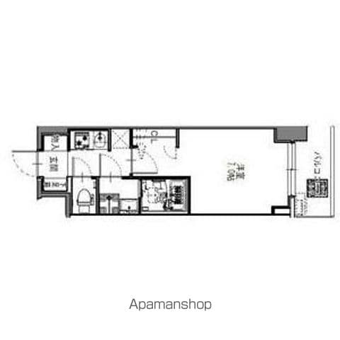 S−RESIDENCE難波大国町DEUXの間取り写真