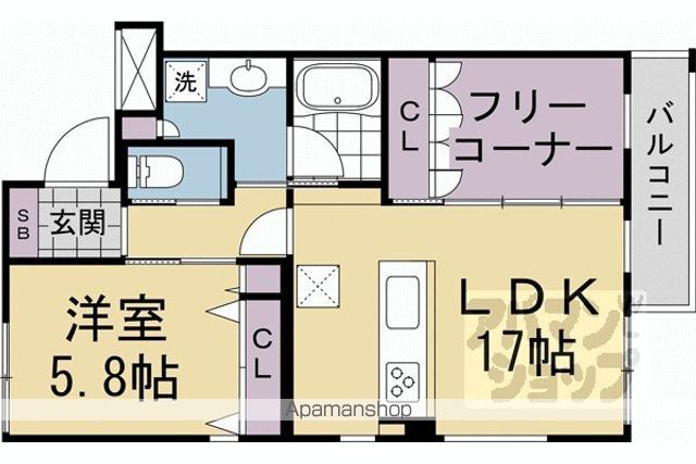 RHINO FLATS JOYの間取り写真