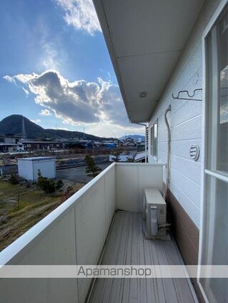 ニューエルディムマナベＢ[2LDK/63.54m2]のバルコニー