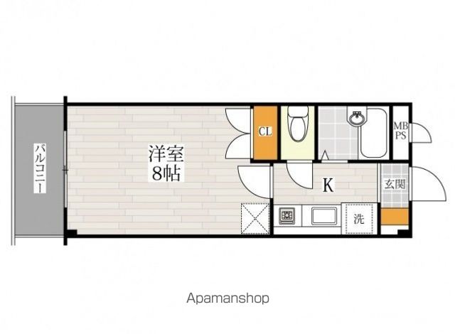 竹下駅前ＥＮハイツの間取り