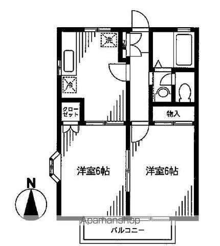 サンパレス湘南の間取り