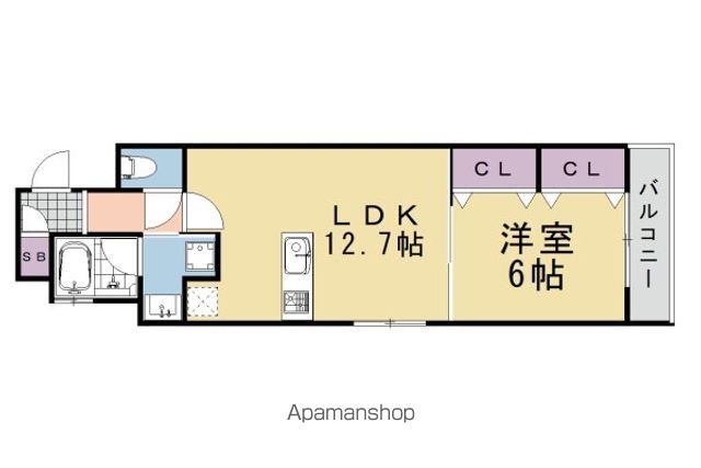 フォレスト油小路四条の間取り写真