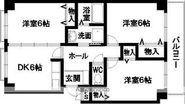 和歌山市楠見中のマンションの間取り