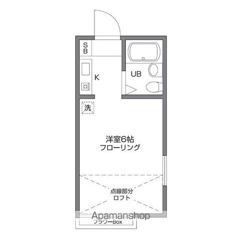 東大和市向原のアパートの間取り