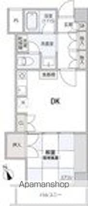 コンフォート文京小石川[1DK/33.27m2]の間取図