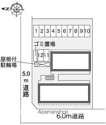 レオパレスＵｒｂａｎ　Ｌｉｆｅ[1K/22.35m2]の配置図