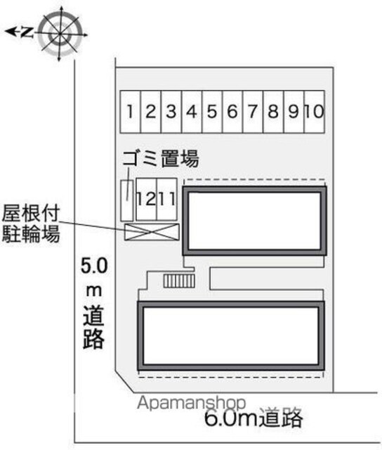 レオパレスＵｒｂａｎ　Ｌｉｆｅ[1K/22.35m2]の配置図