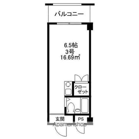 明和ハイツ南江口の間取り写真
