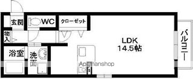 【和歌山市松江西のアパートの間取り】