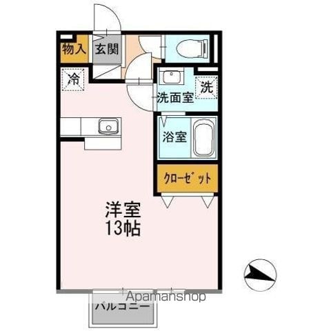 クレドール東尾道の間取り写真