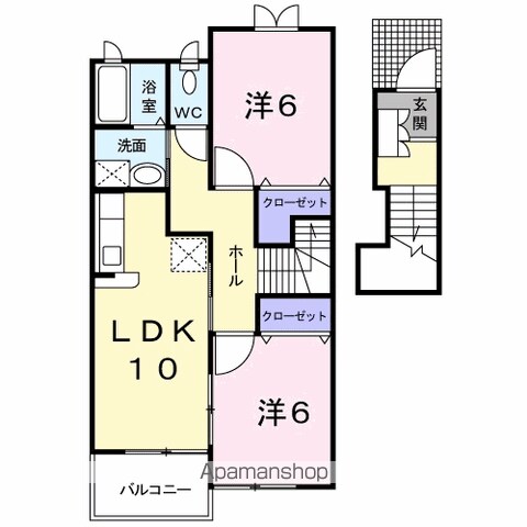 グラースメゾン　Ｃの間取り