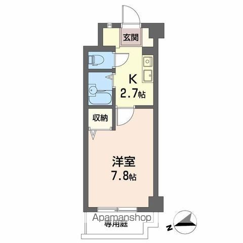 JRBハイツ横川の間取り写真