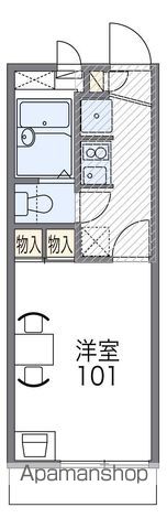 レオパレスASAHIMACHIの間取り写真