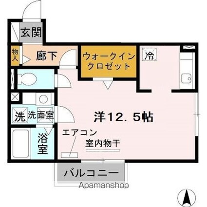 和歌山県和歌山市神前[1R/34.69m2]の間取図