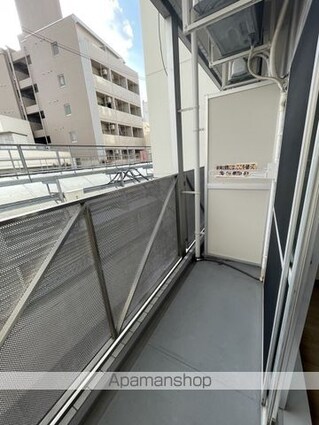 広島県広島市中区大手町５丁目[1K/17.6m2]のバルコニー