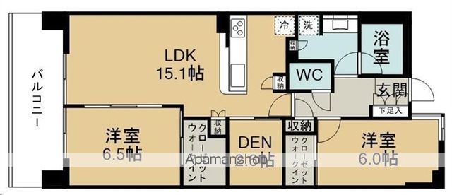 パークホームズ仙台中央の間取り写真