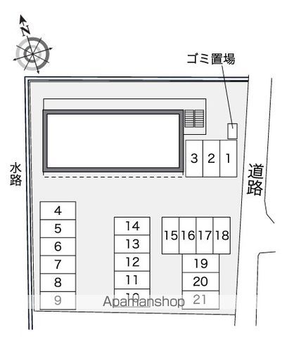 レオパレスファーム 106 ｜ 山梨県甲府市徳行１丁目11-1（賃貸マンション1K・1階・20.81㎡） その14